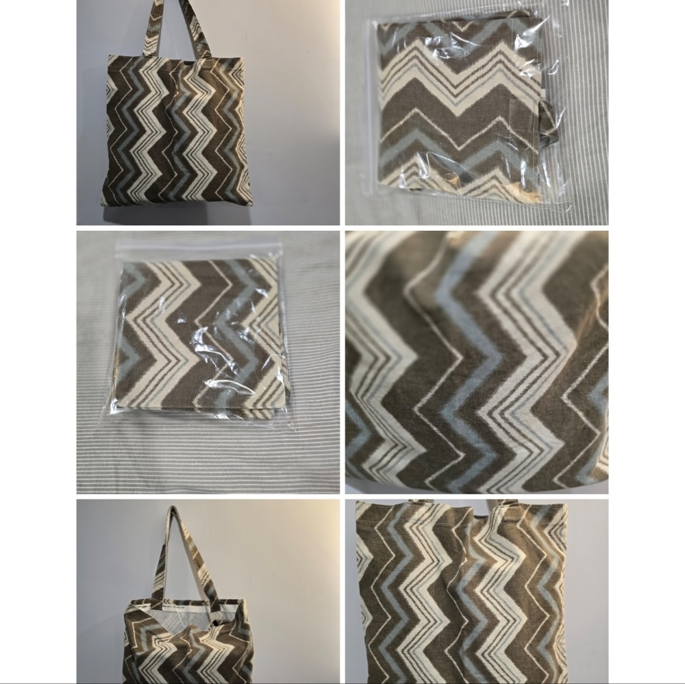 Shopping bag Fashionable Zigzag Tote Bag for Sale!